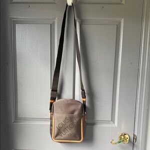 Louis Vuitton Brown and Tan Messenger Bag